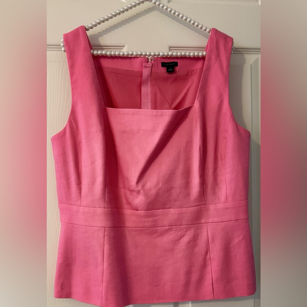 Ann Taylor Pink Dress Top